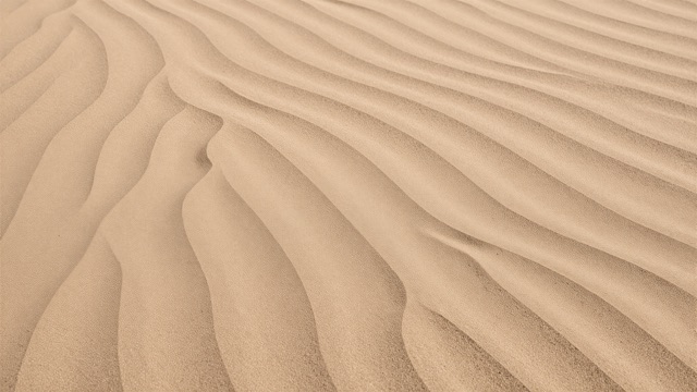 Sable vagues macro
