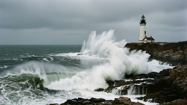 Phare tempête