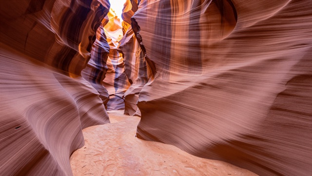 Canyon antelope lumière