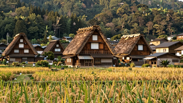 Village rizière