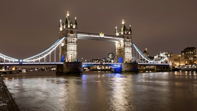 Londres pont nuit